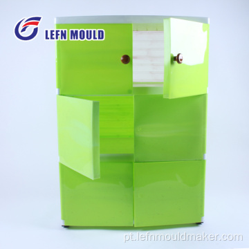 molde de injeção de plástico gaveta de molde de gabinete de plástico